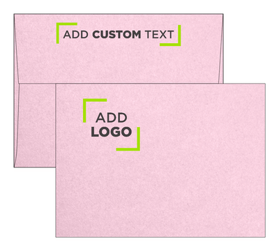 Pink Rose Metallic 32lb A7 Invitation Envelopes (5 1/4 x 7 1/4) with Peel & Seal