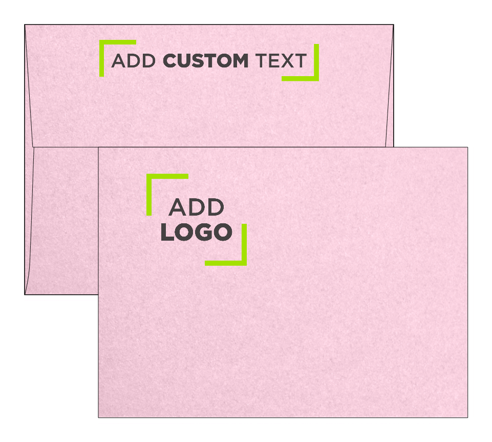 Pink Rose Metallic 32lb A7 Invitation Envelopes (5 1/4 x 7 1/4) with Peel & Seal