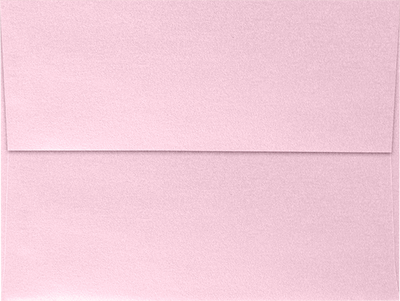 Pink Rose Metallic 32lb A7 Invitation Envelopes (5 1/4 x 7 1/4) with Peel & Seal