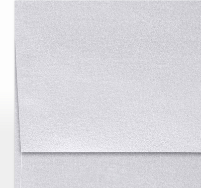 Silver Metallic 32lb A7 Invitation Envelopes (5 1/4 x 7 1/4) with Peel & Seal