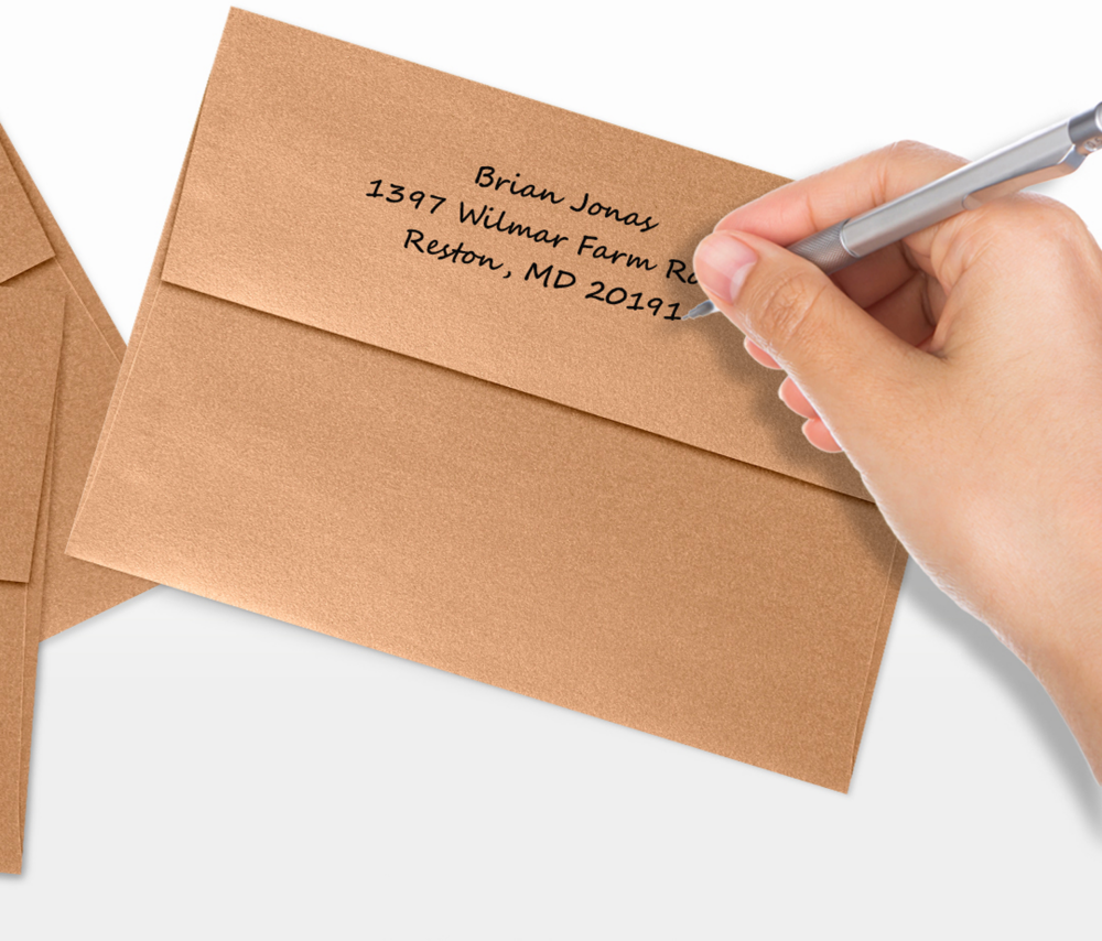Copper Brown Metallic 32lb A7 Invitation Envelopes (5 1/4 x 7 1/4) with Peel & Seal