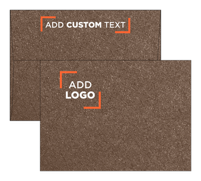 Bronze Brown Metallic 32lb A7 Invitation Envelopes (5 1/4 x 7 1/4) with Peel & Seal