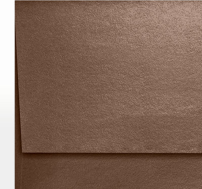 Bronze Brown Metallic 32lb A7 Invitation Envelopes (5 1/4 x 7 1/4) with Peel & Seal