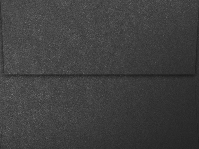 Anthracite Black Metallic 32lb A7 Invitation Envelopes (5 1/4 x 7 1/4) with Peel & Seal