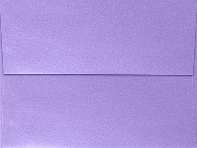 Amethyst Purple Metallic 32lb A7 Invitation Envelopes (5 1/4 x 7 1/4) with Peel & Seal