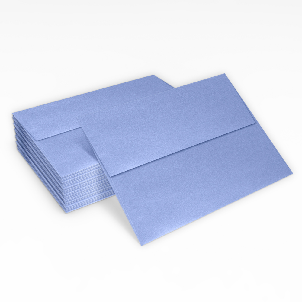 Vista Purple Metallic 32lb A7 Invitation Envelopes (5 1/4 x 7 1/4) with Peel & Seal