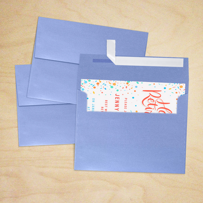 Vista Purple Metallic 32lb A7 Invitation Envelopes (5 1/4 x 7 1/4) with Peel & Seal