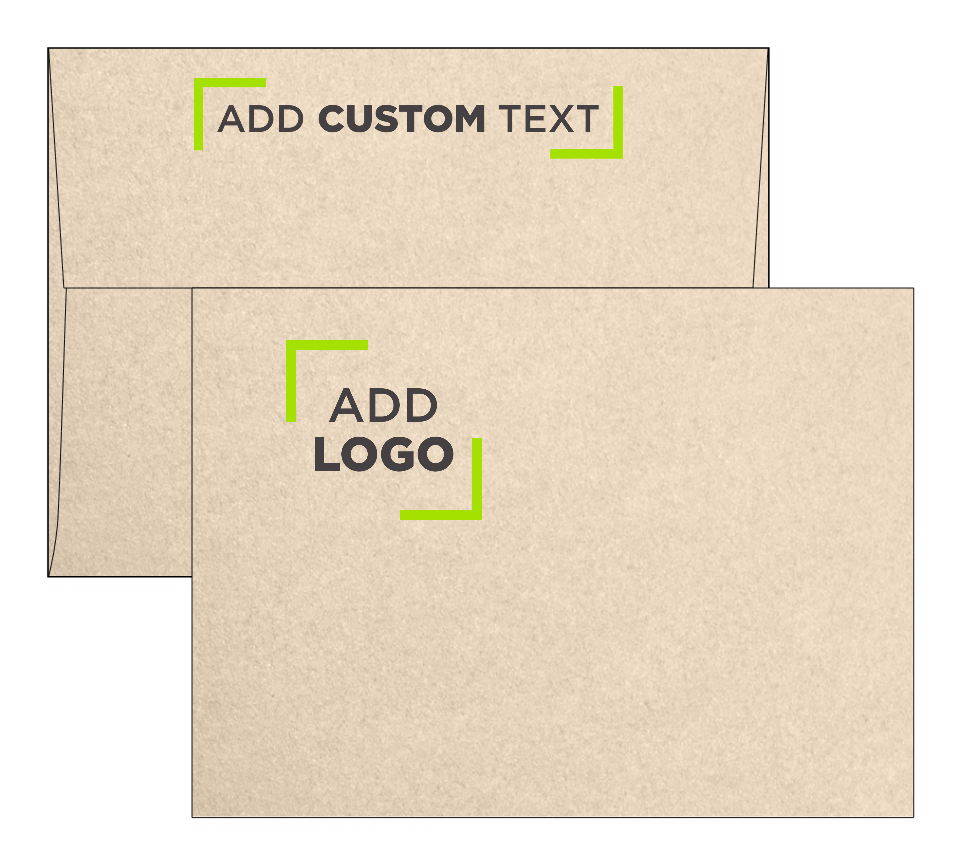 Light Brown Taupe Metallic 32lb A7 Invitation Envelopes (5 1/4 x 7 1/4) with Peel & Seal