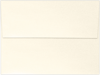 Champagne Ivory Metallic 32lb A7 Invitation Envelopes (5 1/4 x 7 1/4) with Peel & Seal