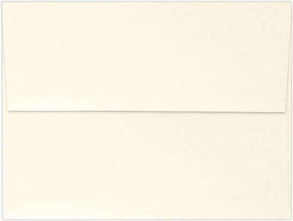 Champagne Ivory Metallic 32lb A7 Invitation Envelopes (5 1/4 x 7 1/4) with Peel & Seal
