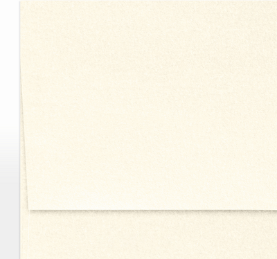 Champagne Ivory Metallic 32lb A7 Invitation Envelopes (5 1/4 x 7 1/4) with Peel & Seal