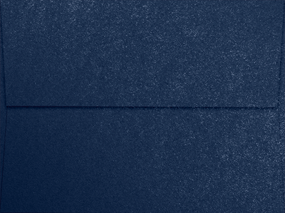 Lapis Navy Blue Metallic 32lb A7 Invitation Envelopes (5 1/4 x 7 1/4) with Peel & Seal