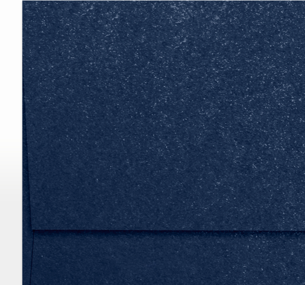 Lapis Navy Blue Metallic 32lb A7 Invitation Envelopes (5 1/4 x 7 1/4) with Peel & Seal