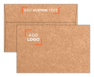 Copper Brown Metallic 32lb A9 Invitation Envelopes (5 3/4 x 8 3/4) with Peel & Seal