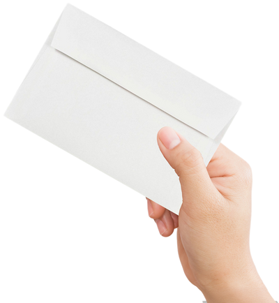 Crystal White Metallic 32lb A9 Invitation Envelopes (5 3/4 x 8 3/4) with Peel & Seal