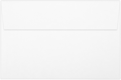 White 100% Cotton 32lb A9 Invitation Envelopes (5 3/4 x 8 3/4) with Peel & Seal