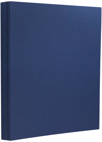 Presidential Blue 130lb 8 1/2 x 11 Cardstock