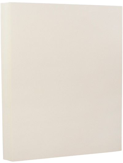 Natural White 80lb 8 1/2 x 11 Cardstock