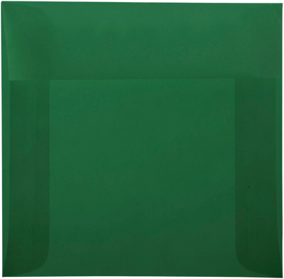 Racing Green Translucent 30lb 6 x 6 Square Envelopes