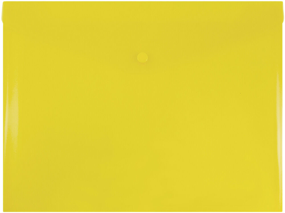 Yellow Letter Booklet Plastic Envelopes (9 3/4 x 13) with Snap Closure
