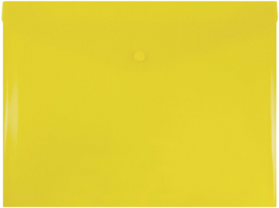 Yellow Letter Booklet Plastic Envelopes (9 3/4 x 13) with Snap Closure