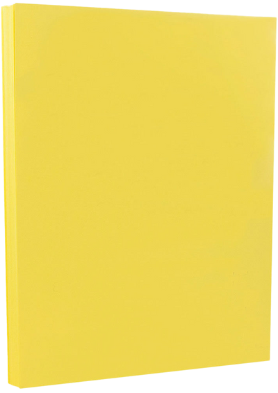 Yellow Vellum 65lb 8 1/2 x 11 Cardstock