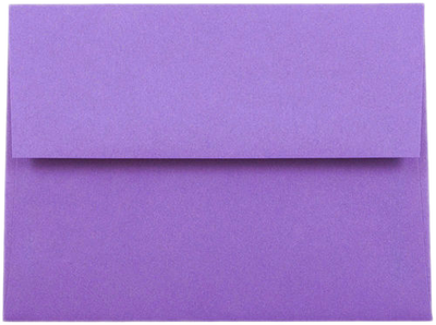 Violet Grape Purple 28lb A2 Invitation Envelopes (4 3/8 x 5 3/4)