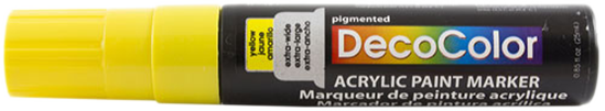 Yellow Jumbo Acrylic Paint Marker