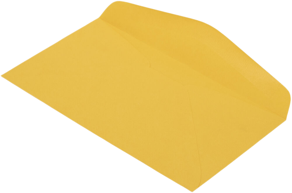 Goldenrod 24lb #6 3/4 Regular Envelopes (3 5/8 x 6 1/2)