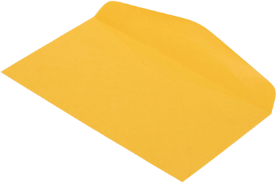 Goldenrod 24lb #6 3/4 Regular Envelopes (3 5/8 x 6 1/2)