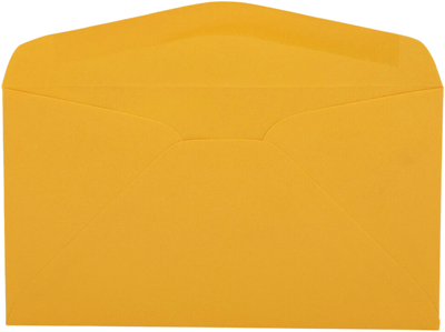 Goldenrod 24lb #6 3/4 Regular Envelopes (3 5/8 x 6 1/2)