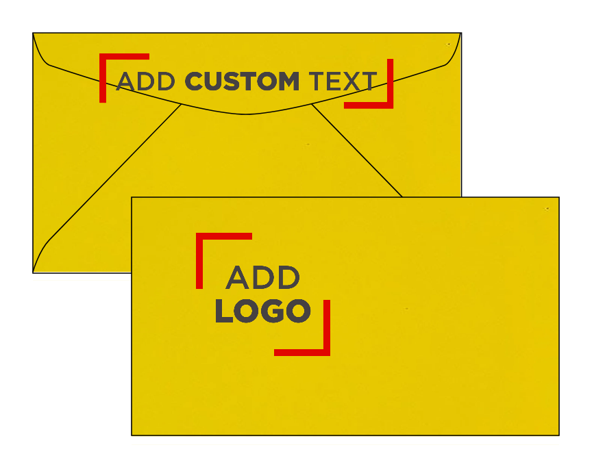 Goldenrod 24lb #6 3/4 Regular Envelopes (3 5/8 x 6 1/2)