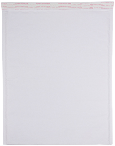 White Kraft 80lb 14 1/4 x 18 1/2 Bubble Mailer with Peel & Seal