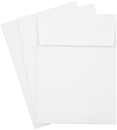 White 28lb 7 1/4 x 5 1/4 Postage Saver Envelopes with Peel & Seal