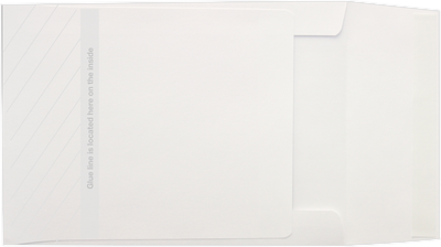 White 28lb 7 1/4 x 5 1/4 Postage Saver Envelopes with Peel & Seal