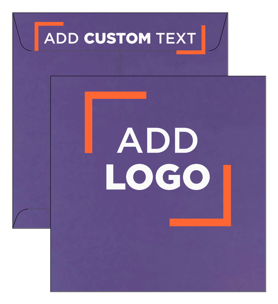 Dark Purple 28lb 8 1/2 x 8 1/2 Square Envelopes