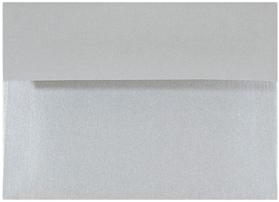 Silver Metallic 32lb A1 Invitation Envelopes (3 5/8 x 5 1/8)