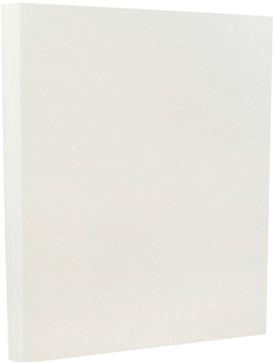 White Parchment 65lb 8 1/2 x 11 Cardstock