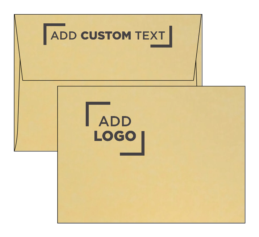 Antique Gold Parchment 24lb A6 Invitation Envelopes (4 3/4 x 6 1/2)