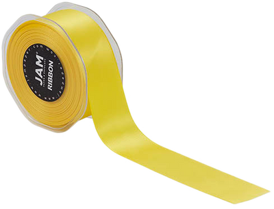 Yellow Satin 1 1/2 Inch x 25 Yards Ribbon