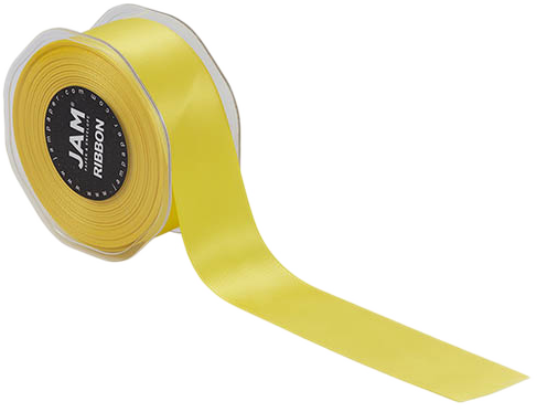 Yellow Satin 1 1/2 Inch x 25 Yards Ribbon