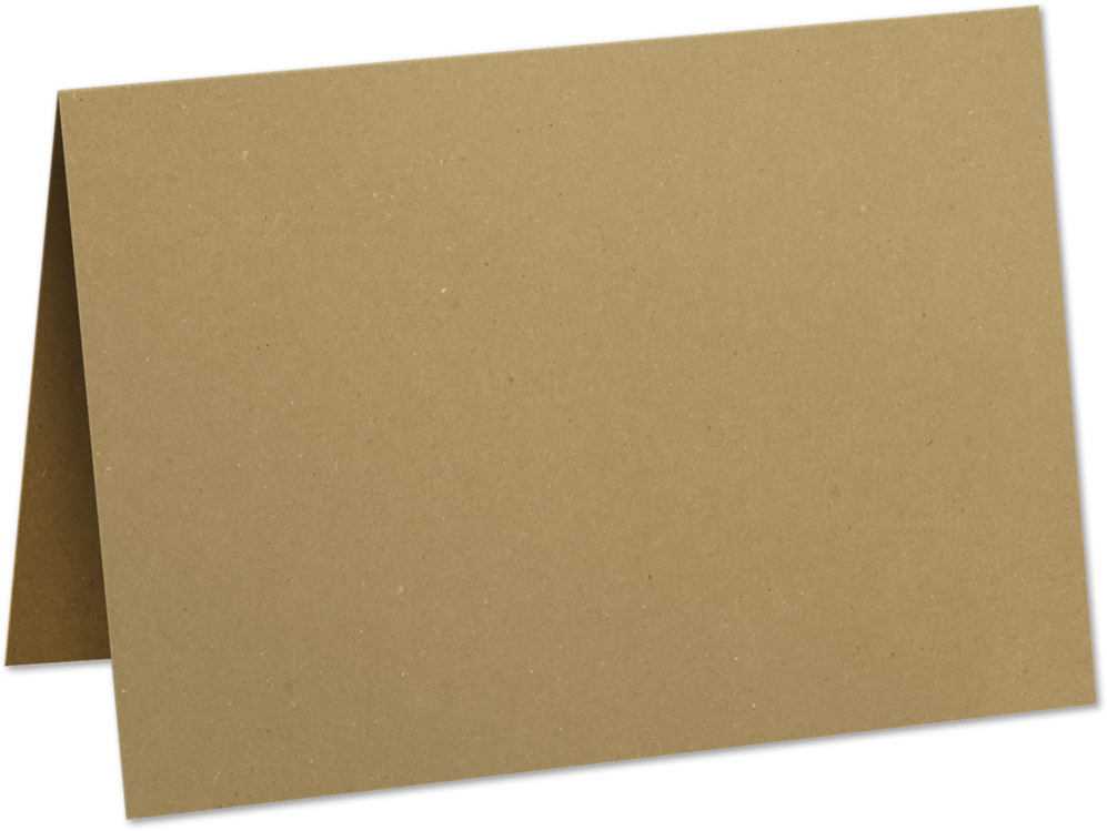 Grocery Bag 65lb 5 x 7 Foldover Cards