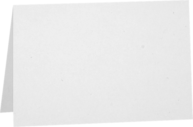 White Recycled 80lb 5 x 7 Foldover Cards