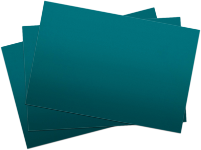 Teal 100lb 5 x 7 Blank Note Cards