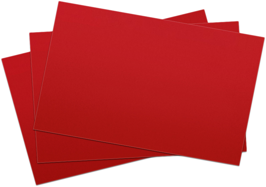Ruby Red 100lb 5 x 7 Blank Note Cards