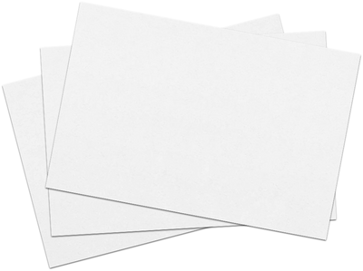 White 80lb Cougar 5 x 7 Blank Premium Note Cards