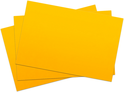 Sunflower Yellow 100lb 5 x 7 Blank Note Cards