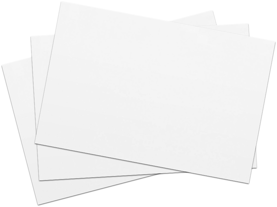 Brilliant White 100% Cotton 100lb 5 x 7 Blank Note Cards