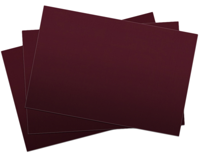 Burgundy Linen 100lb 5 x 7 Blank Note Cards