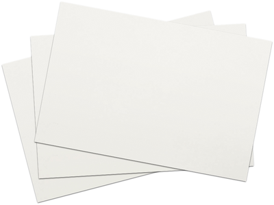 Bright White 100lb 5 x 7 Blank Note Cards